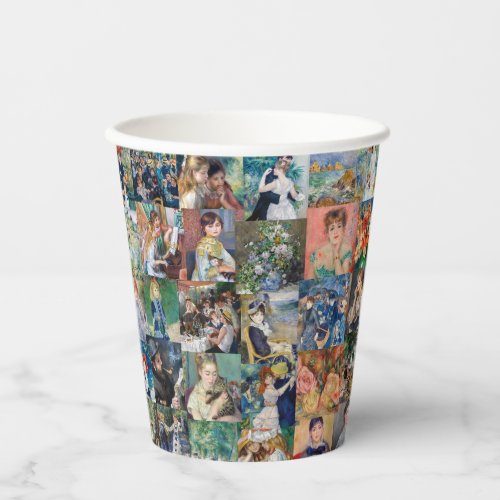 Pierre_Auguste Renoir _ Masterpieces Patchwork Paper Cups