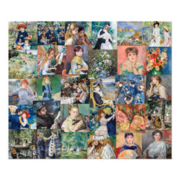 Pierre-Auguste Renoir - Masterpieces Patchwork Photo Print