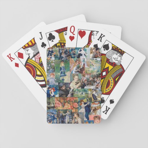 Pierre_Auguste Renoir _ Masterpieces Patchwork Poker Cards