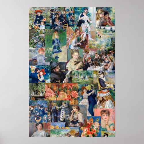 Pierre_Auguste Renoir _ Masterpieces Patchwork Poster