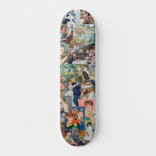 Pierre_Auguste Renoir _ Masterpieces Patchwork Skateboard