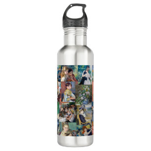 Pierre-Auguste Renoir - Masterpieces Patchwork Stainless Steel Water Bottle