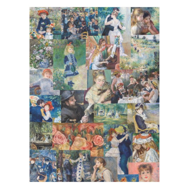 Pierre-Auguste Renoir - Masterpieces Patchwork Tablecloth (Front)