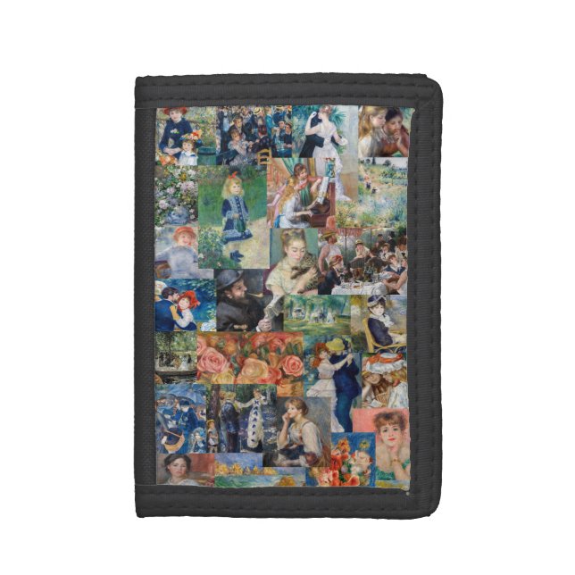 Pierre-Auguste Renoir - Masterpieces Patchwork Trifold Wallet (Front Vertical)