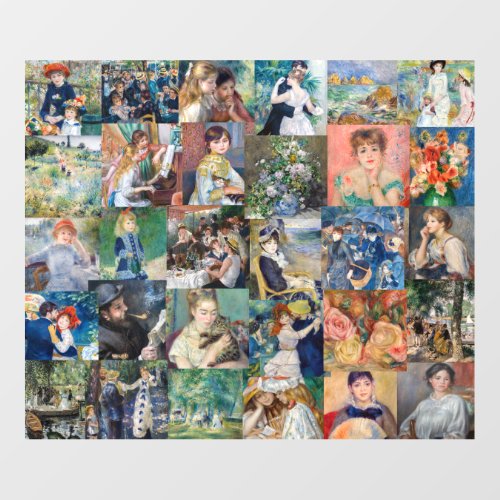 Pierre_Auguste Renoir _ Masterpieces Patchwork Wall Decal