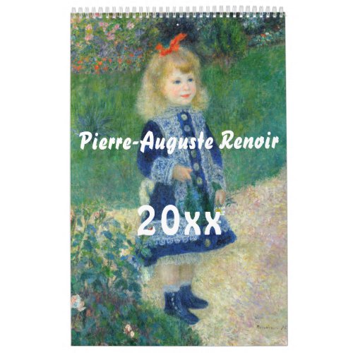 Pierre_Auguste Renoir Masterpieces Selection Calendar