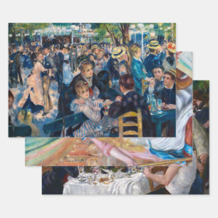 Pierre-Auguste Renoir - Masterpieces Selection Wrapping Paper Sheets