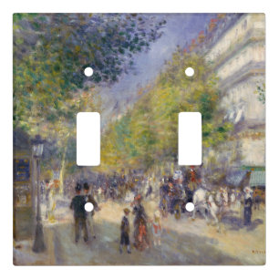 Pierre-Auguste Renoir - Paris, Grands Boulevards Light Switch Cover