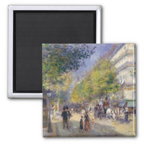 Pierre_Auguste Renoir _ Paris Grands Boulevards Magnet