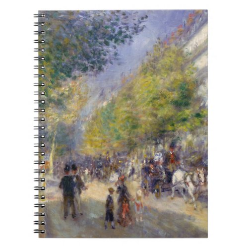 Pierre_Auguste Renoir _ Paris Grands Boulevards Notebook