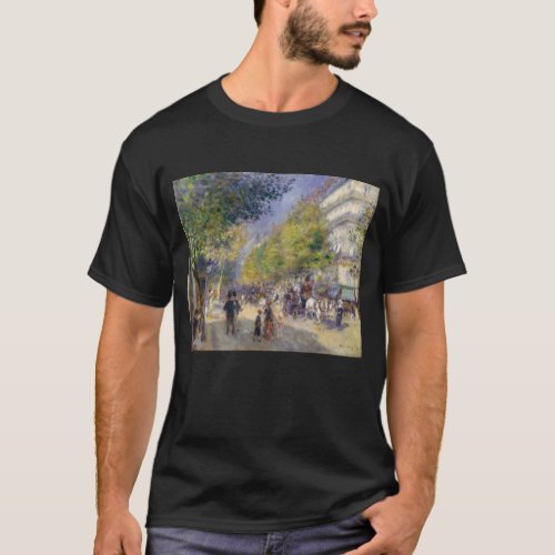 Pierre_Auguste Renoir _ Paris Grands Boulevards T_Shirt