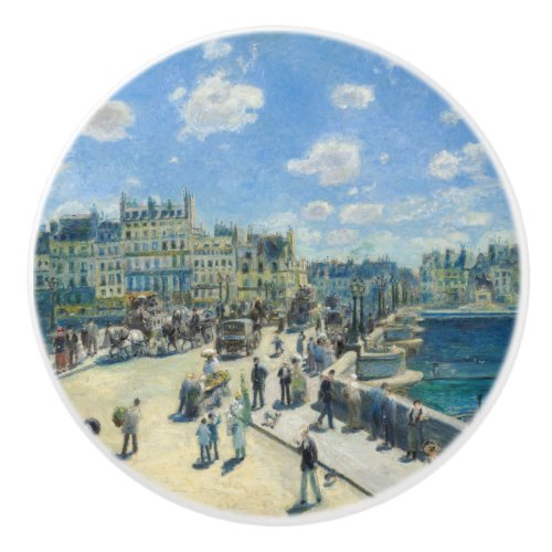 Pierre_Auguste Renoir _ Paris Pont_Neuf Ceramic Knob