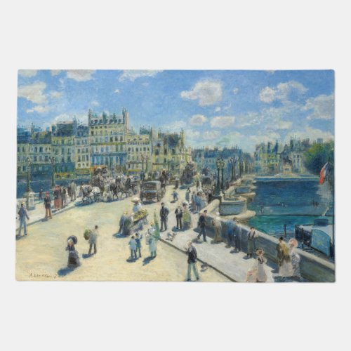 Pierre_Auguste Renoir _ Paris Pont_Neuf Doormat