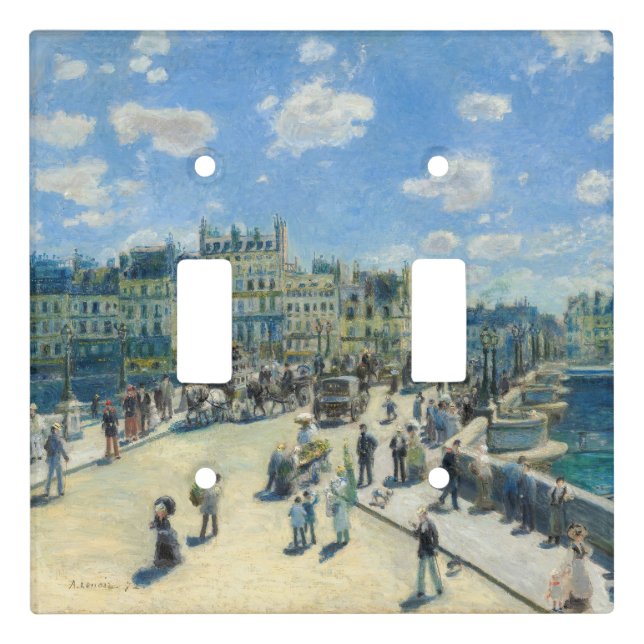 Pierre-Auguste Renoir - Paris, Pont-Neuf Light Switch Cover (Front)