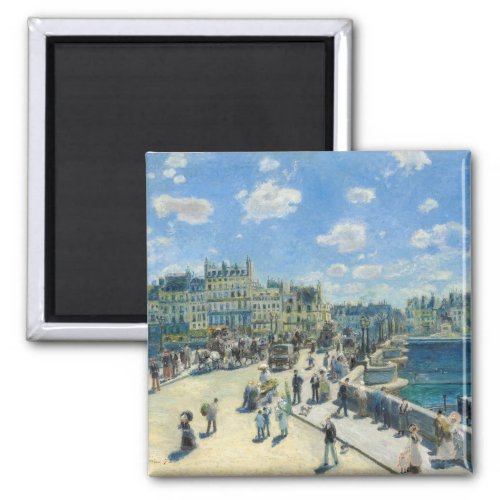 Pierre_Auguste Renoir _ Paris Pont_Neuf Magnet