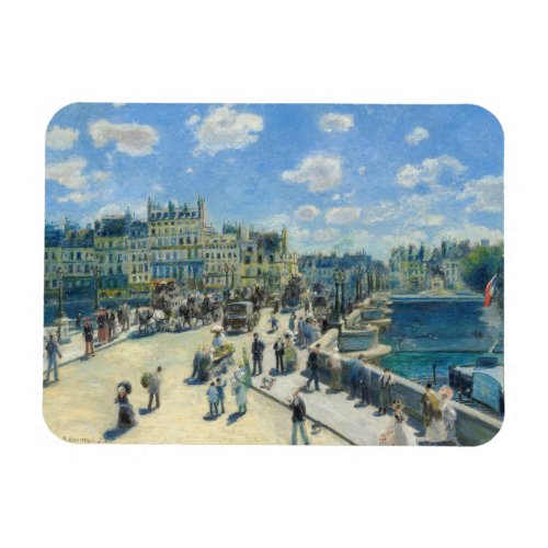 Pierre_Auguste Renoir _ Paris Pont_Neuf Magnet