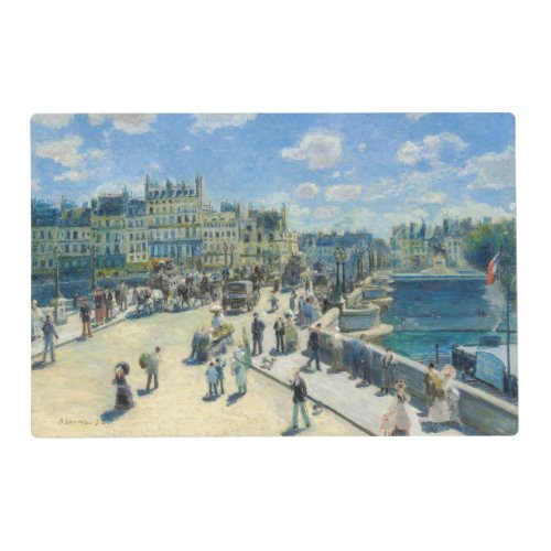 Pierre_Auguste Renoir _ Paris Pont_Neuf Placemat