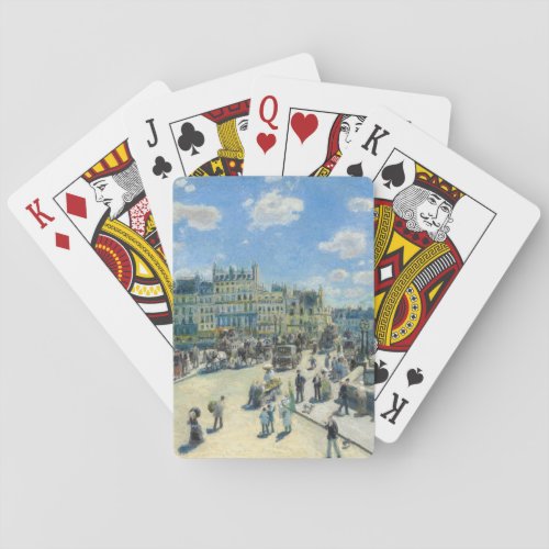 Pierre_Auguste Renoir _ Paris Pont_Neuf Playing Cards