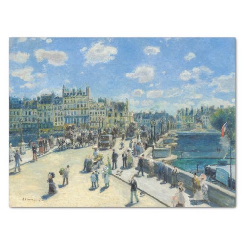 Pierre_Auguste Renoir _ Paris Pont_Neuf Tissue Paper