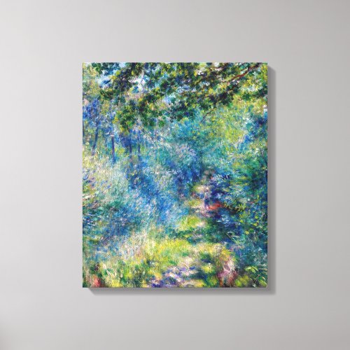 Pierre_Auguste Renoir _ Path in the Forest Canvas Print
