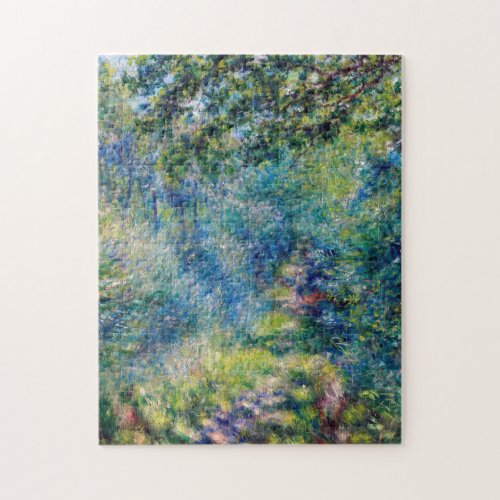 Pierre_Auguste Renoir _ Path in the Forest Jigsaw Puzzle