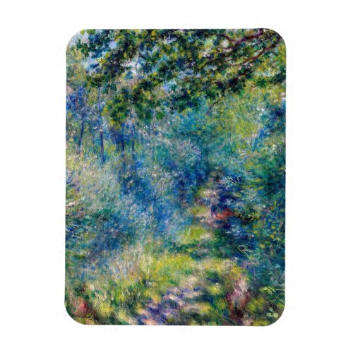 Pierre_Auguste Renoir _ Path in the Forest Magnet