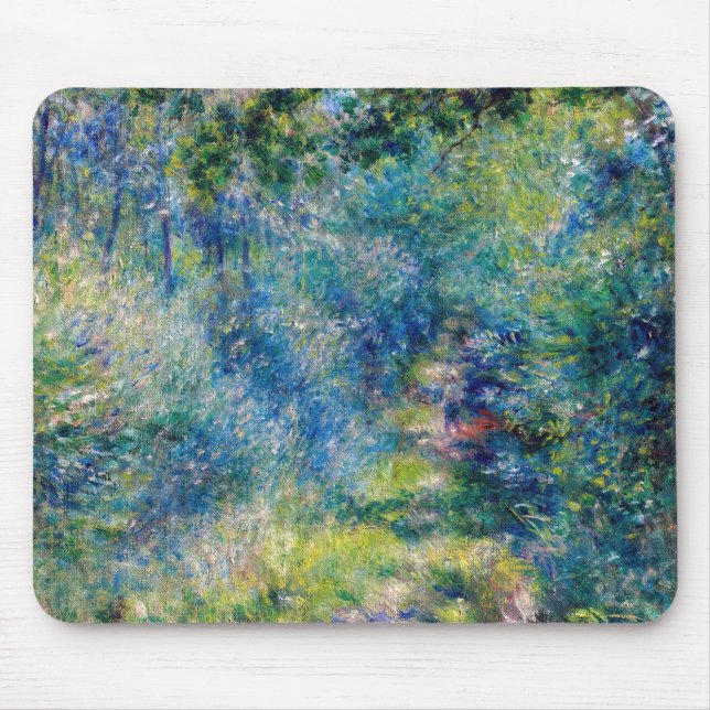 Pierre-Auguste Renoir - Path in the Forest Mouse Pad (Front)