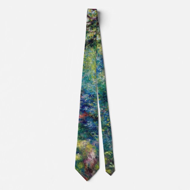 Pierre-Auguste Renoir - Path in the Forest Neck Tie (Front)