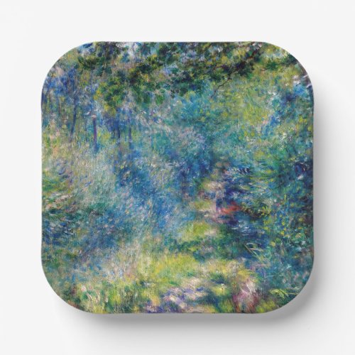 Pierre_Auguste Renoir _ Path in the Forest Paper Plates
