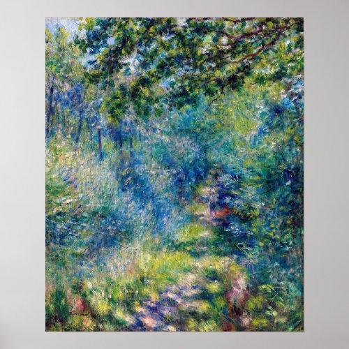Pierre_Auguste Renoir _ Path in the Forest Poster