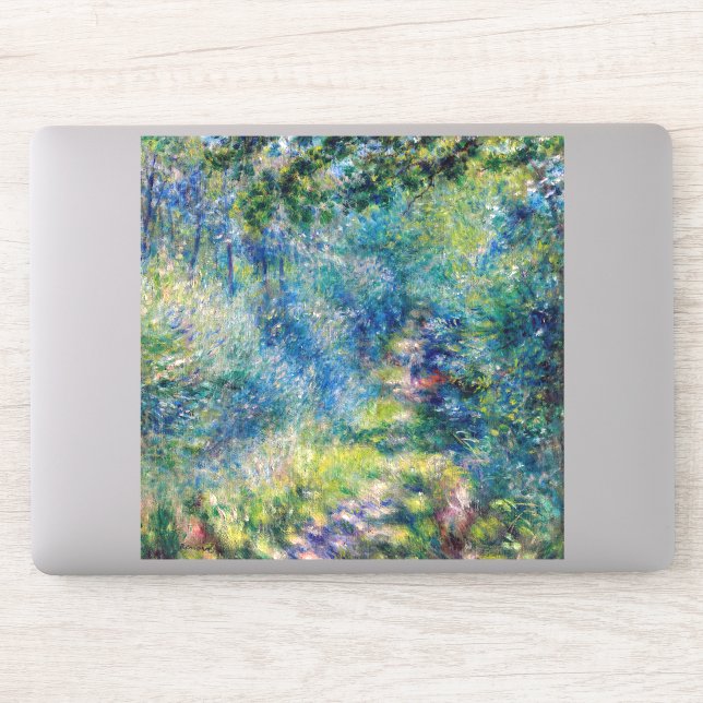 Pierre-Auguste Renoir - Path in the Forest Sticker (Computer)