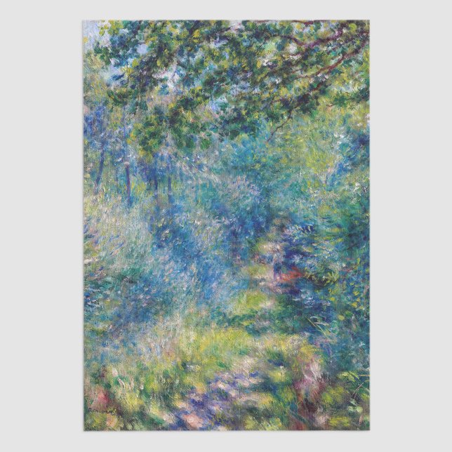 Pierre-Auguste Renoir - Path in the Forest Tissue Paper (Creator Uploaded)