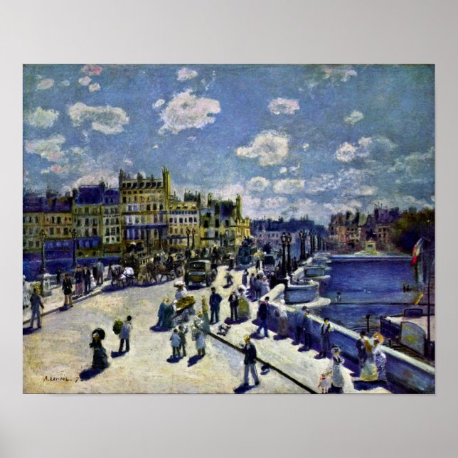 Pierre-Auguste Renoir - Pont-Neuf Poster (Front)