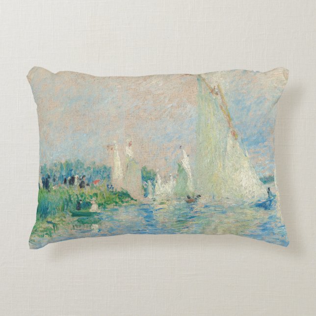 Pierre-Auguste Renoir - Regatta at Argenteuil Accent Pillow (Front)