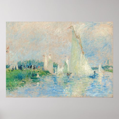 Pierre_Auguste Renoir _ Regatta at Argenteuil Poster