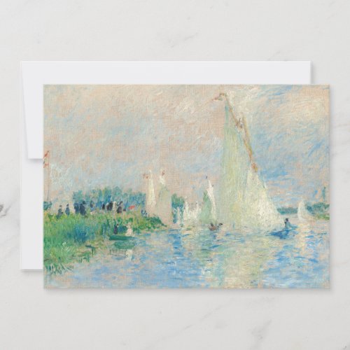 Pierre_Auguste Renoir _ Regatta at Argenteuil Thank You Card