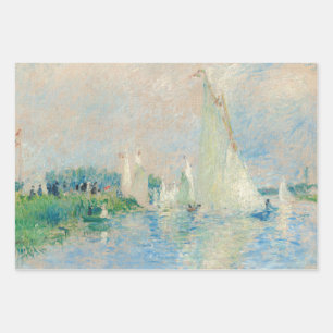Pierre-Auguste Renoir - Regatta at Argenteuil Wrapping Paper Sheets