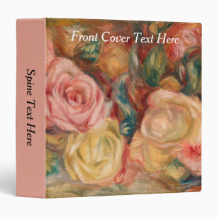 Pierre-Auguste Renoir - Roses 3 Ring Binder