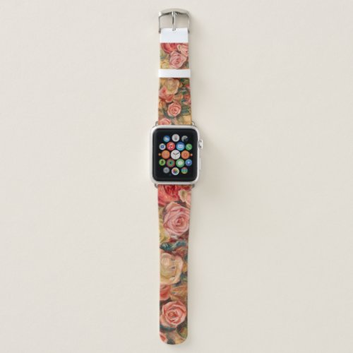 Pierre_Auguste Renoir _ Roses Apple Watch Band