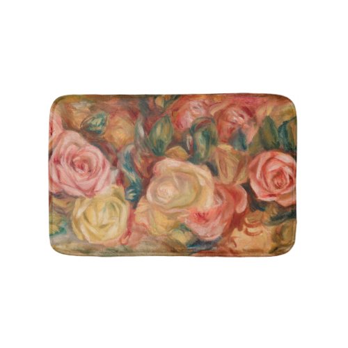 Pierre_Auguste Renoir _ Roses Bath Mat