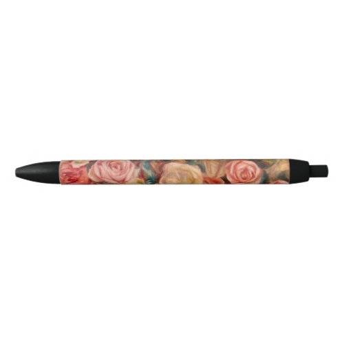 Pierre_Auguste Renoir _ Roses Black Ink Pen