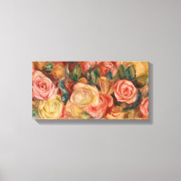 Pierre-Auguste Renoir - Roses Canvas Print