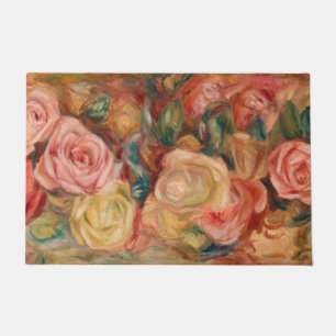 Pierre-Auguste Renoir - Roses Doormat