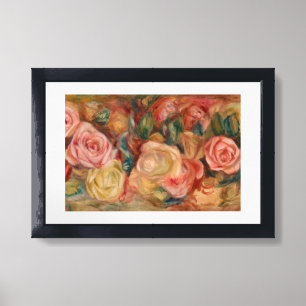 Pierre-Auguste Renoir - Roses Framed Art