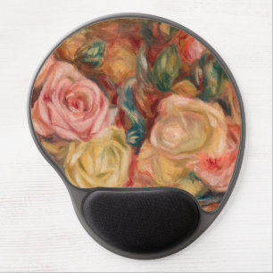 Pierre-Auguste Renoir - Roses Gel Mouse Pad