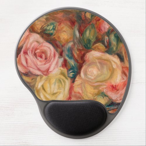 Pierre_Auguste Renoir _ Roses Gel Mouse Pad