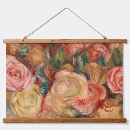 Pierre_Auguste Renoir _ Roses Hanging Tapestry