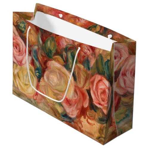 Pierre_Auguste Renoir _ Roses Large Gift Bag