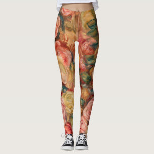 Pierre-Auguste Renoir - Roses Leggings