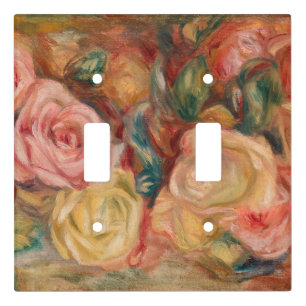 Pierre-Auguste Renoir - Roses Light Switch Cover